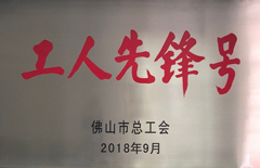 2018年電建集團(tuán)榮獲佛山市總工會(huì)“工人先鋒號”